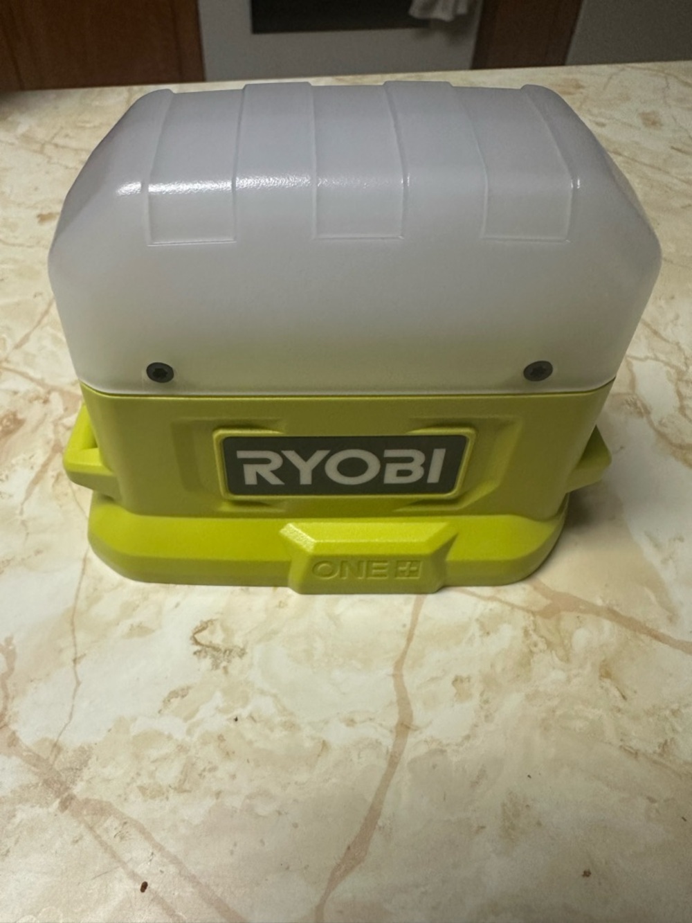 RYOBI ONE+ Portable LED Work Light - Lime and White 400 lumens